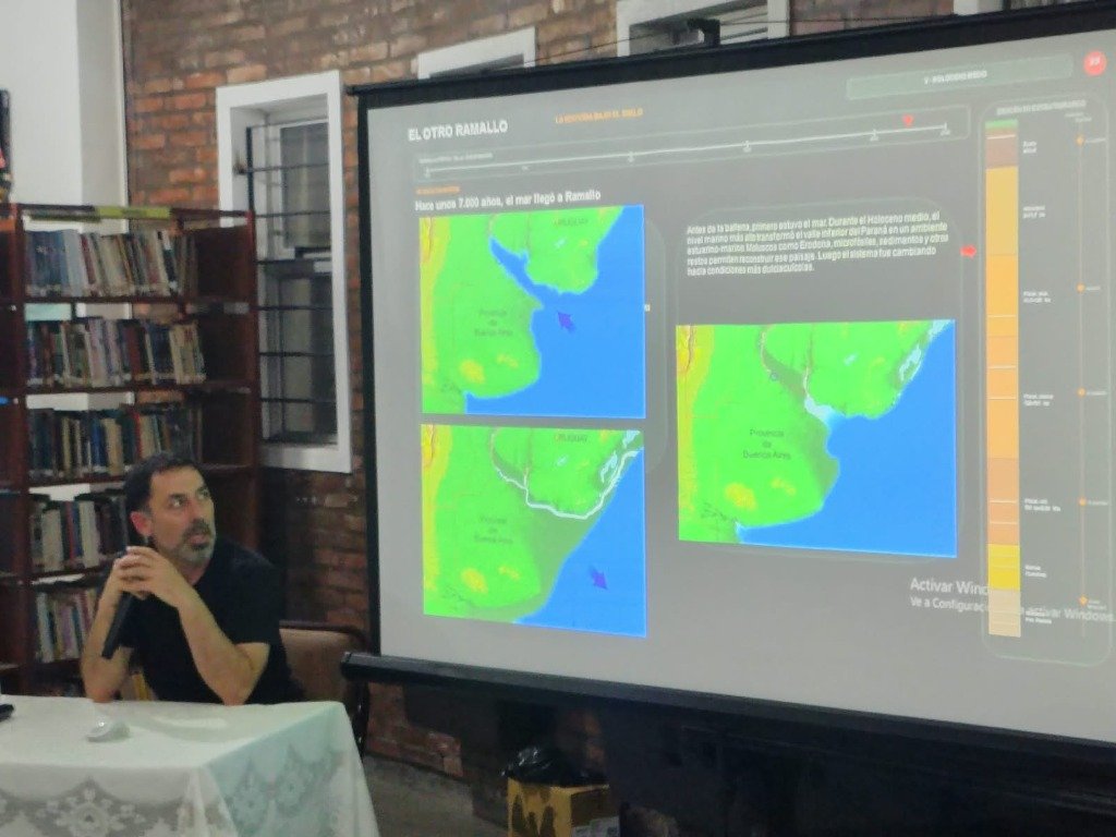 Conferencia Damián Voglino - El mar en Ramallo hace 7.000 años